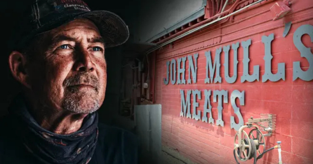 John Mull’s Meats Las Vegas Family-Friendly BBQ restaurant exterior and owner portrait